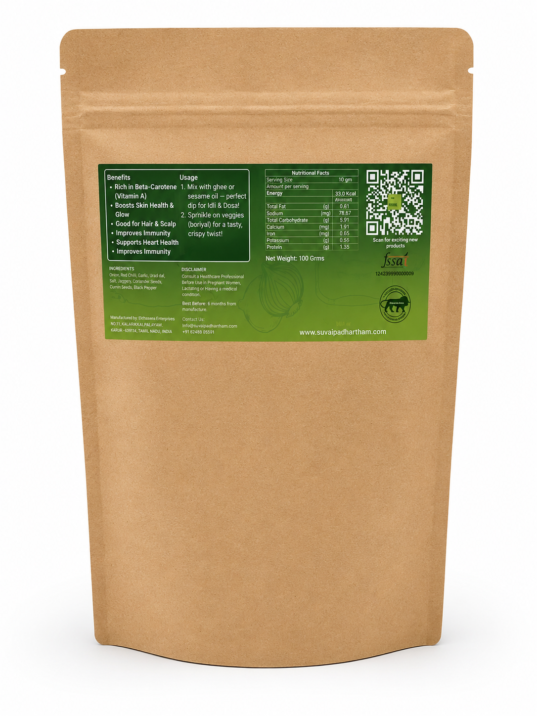 Carrot Idly Chilli Powder