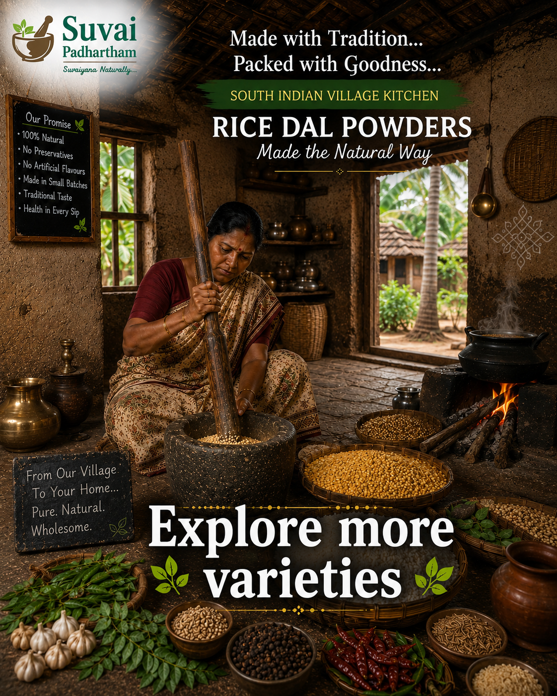 Rice Dal Powders