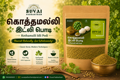 Kothamalli / Coriander Leaves Idly Chilli Powder