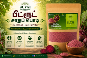 Beetroot Rice Dal Powder - Suvai Padhartham